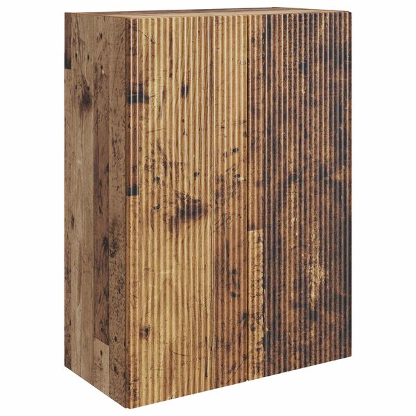 vidaXL Armoire Murale 66 x 34 5 x 90 cm Bois d'ingénierie Bois ancien