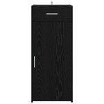 vidaXL Buffet Chêne noir 42 5 x 40 x 93 cm Bois d'ingénierie