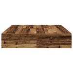 vidaXL Cadre de lit de rangement en bois ancien 140x200 cm