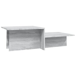 vidaXL Table basse Sonoma gris 111 5x50x33 cm Bois d'ingénierie