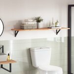 vidaXL Dessus de table rectangulaire 140x40x2 cm bois massif d'acacia