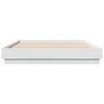 vidaXL Cadre de lit sans matelas blanc 140x200 cm