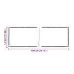 vidaXL Housse de protection plantes avec œillets 1x4 m polyéthylène