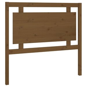 vidaXL Tête de lit Marron miel 105 5x4x100 cm Bois massif de pin