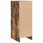 vidaXL Buffet chêne fumé 29 5x34x76 cm bois d'ingénierie