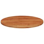 vidaXL Dessus de table Ø70x3 8 cm rond bois massif d'acacia