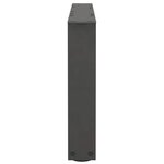 vidaXL Pieds de table basse en forme de V  2 pièces  anthracite  60 x (30-31 3) cm  acier