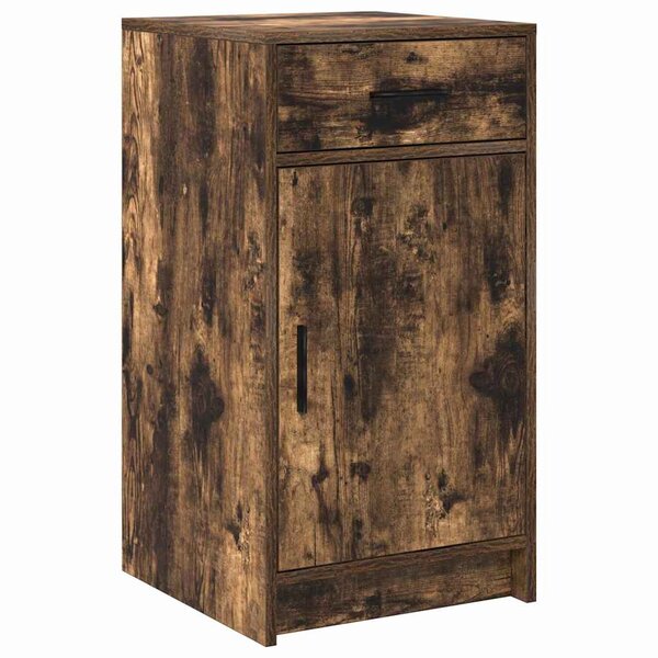 vidaXL Buffet Chêne fumé 40 x 40.5 x 75 cm Bois d'ingénierie