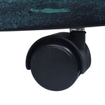 vidaXL Chariots pour plantes 6 Pièces Vert 38 cm Plastique