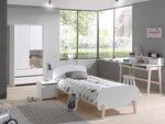 KIDDY Armoire + Lit simple + Chevet + Bureau