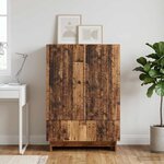 vidaXL Buffet Bois ancien 66 x 34 5 x 95 cm Bois d’ingénierie