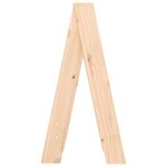 vidaXL Tabourets lot de 2 40x40x75 cm bois massif de pin