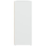 vidaXL Buffet Blanc 91x29 5x75 cm Bois d'ingénierie
