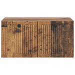 vidaXL Meuble TV mural Bois ancien 59 5 x 41 x 30 cm Bois d'ingénierie