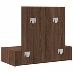 vidaXL Table de Toilette Marron 83 x 40 x 70 cm Bois d'ingénierie