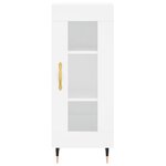 vidaXL Buffet haut Blanc 34 5x34x180 cm Bois d'ingénierie