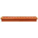 vidaXL Cadre de lit à LED sans matelas 90x190 cm bois massif