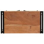 vidaXL Cabinet de chevet Marron 66 x 35 x 76 cm Bois d'acacia massif