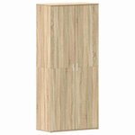 vidaXL Cabinet à chaussures Marron 80 x 39 x 180 cm Bois d'ingénierie