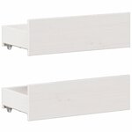 vidaXL Cadre de lit sans matelas avec tête de lit 180x200 cm bois pin