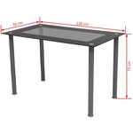 vidaXL Jeu de salle à manger 5 Pièces Blanc
