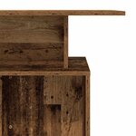 vidaXL Bureau de réception vieux bois 100x40x104 cm bois d'ingénierie