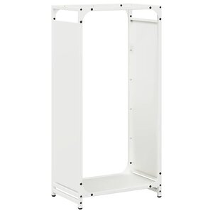 vidaXL Portant de bois chauffage blanc 44x28x90 cm