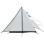 vidaXL Tente de camping 2 personnes blanc tissu occultant imperméable