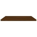vidaXL Étagères murales 4 Pièces chêne marron 40x50x1 5cm bois ingénierie