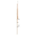 vidaXL Tête de lit 160 cm bois massif de pin