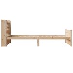 vidaXL Cadre de lit avec tête de lit sans matelas 75x190 cm