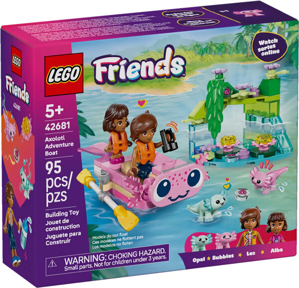 LEGO Friends - Le bateau d'aventures axolotl 42681