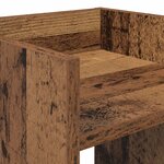 vidaXL Support de Plante Bois ancien 30 x 30 x 60 cm Bois d'ingénierie