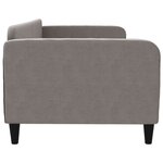 vidaXL Lit de repos sans matelas taupe 90x200 cm tissu