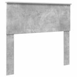 vidaXL Cadre de lit Gris Béton 100 x 200 cm Pin massif