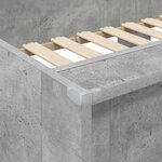 vidaXL Lit Superposé pour Enfants Gris béton 75 x 190 cm