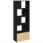 vidaXL Bibliothèque noir 70x36x189 cm bois d'ingénierie