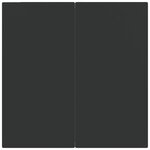 vidaXL Ensemble à manger de jardin 5 Pièces Noir Résine tressée