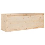 vidaXL Armoire murale 100x30x35 cm Bois de pin massif