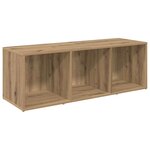 vidaXL Meuble TV 3 Pièces chêne artisanal 37 x 35 x 107.5 cm