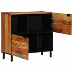 vidaXL Buffet avec étagère Marron 80 x 33 x 75 cm Bois d'acacia massif