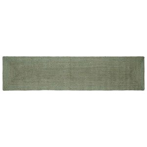 vidaXL Tapis de surface Rectangulaire Vert olive 60 x 250 cm Jute