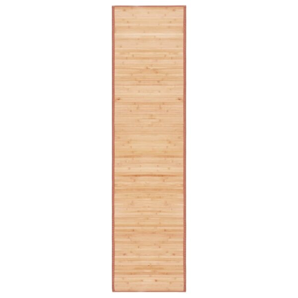 vidaXL Tapis en bambou 80x300 cm Marron