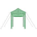 vidaXL Serre avec toit Vert 200 x 200 x 300 cm Acier