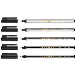 Feutre Fin 88 Noir Pointe Fine 0 6 mm x 5 EDDING