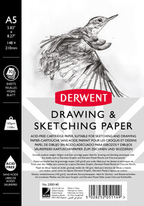 Bloc esquisse A5 spiralé Portrait 30 feuilles 165gsm