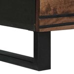 vidaXL Ensemble de mobilier de salle de bain avec tiroir 3 Pièces Marron