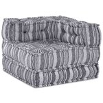 vidaXL Coussin 3 Pièces Gris clair 70 x 70 x 54 cm Polyester