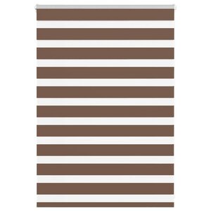 vidaXL Store zèbre marron 105x100cm largeur du tissu 100 9cm polyester