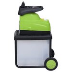 vidaXL Broyeur électrique de jardin avec sac de collecte 2800 W